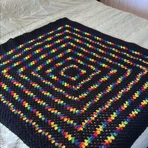 Colorful Crochet Blanket